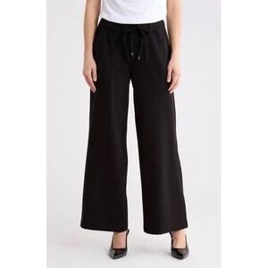 Democracy "All Leisure" High Rise Wide Leg Black‎ Pants Size Small New With Tags
